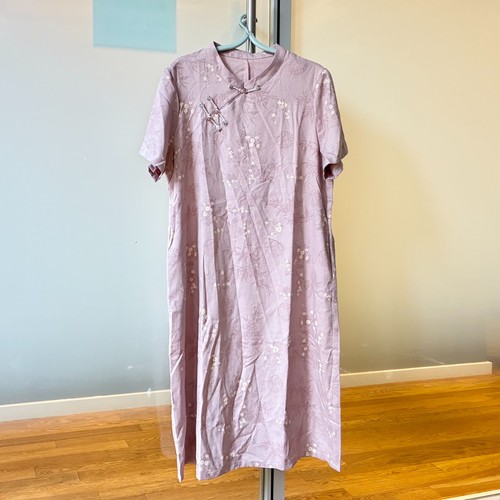 Pink flora relaxed - flora, fitted