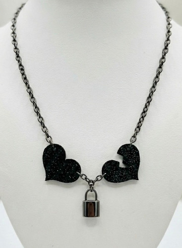 Broken heart chain necklace - chain,