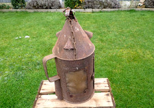 French Antique Tin & Horn