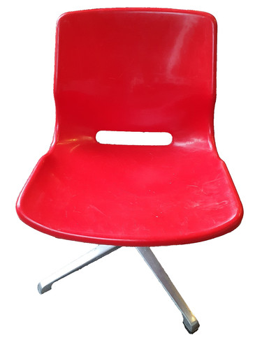 Overman swivel chair red - overman, by
