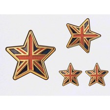 4 x 'Union Jack Star'