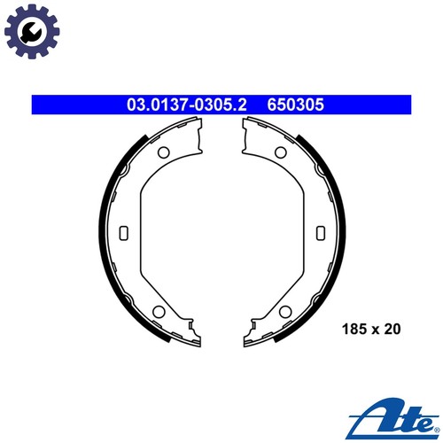Brake shoe set parking - shoe,
