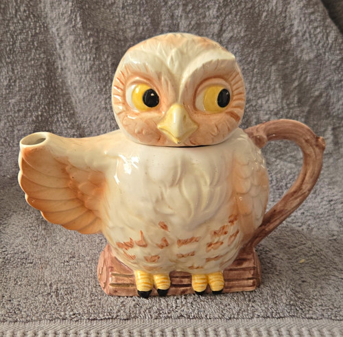 Ceramic owl pattern - ceramic,