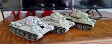 1:35 Soviet T34 Tank Joblot Built & Painted WW2