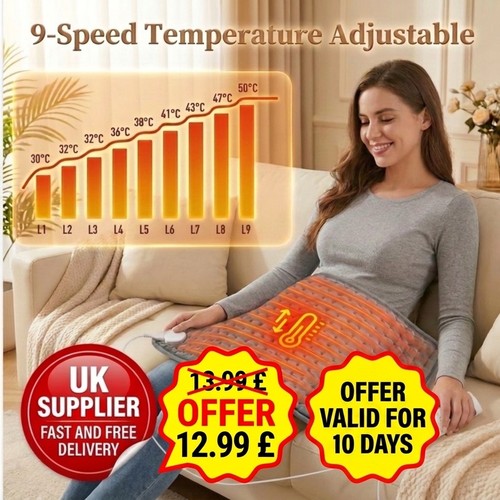 Electric heating pad for - electric, back