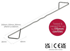 Housing tie tt4 cavity - tt4, wall