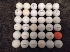 SLAZENGER ASSORTED GOLF BALLS X36 PEARL/A/B USED FREE POSTAGE 