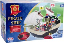 Redbox Pirate Ship Playset with 6 Figures and Accessories (23 Pieces)  Brand New