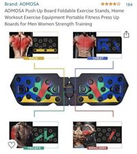 9 IN 1 Push Up Board Gym Fitness Power Press Chest Muscle Exercise System Stands