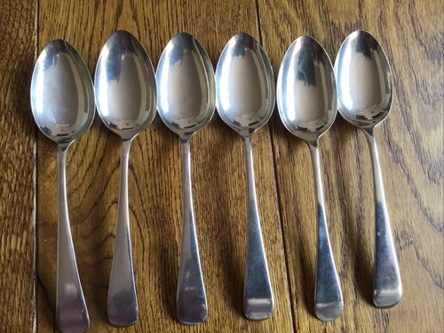 Nickel silver dessert spoons - dessert,