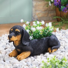 Dachshund Planter Garden Patio