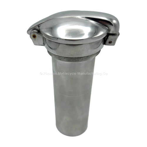 Polished aluminium monza - aluminium, 3"