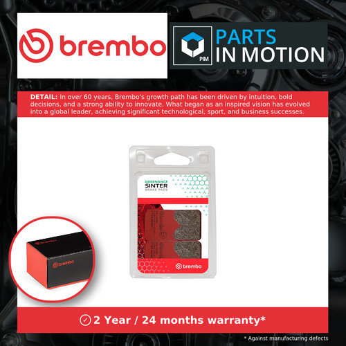 Motorcycle brake pads - motorcycle, set