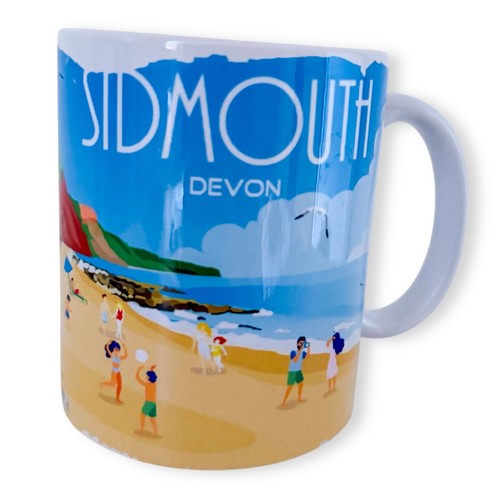 Sidmouth devon beach - sidmouth, patterned