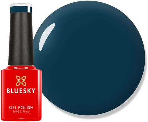 Gel nail polish winter - polish,, sky