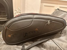 Wilson Roger Federer DNA 9 Tennis Bag Black (Rare) 