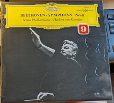 BEETHOVEN SYMPHONY NO. 9 BERLIN PHILHARMONIC KARAJAN DEUTSCHE GRAMMOPHON 138 807
