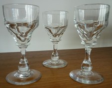 Three antique 19th century cut - 19th,