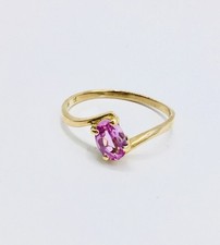 Ruby Pink Sapphire Gold Ring