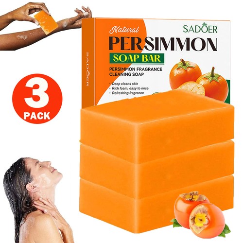 Persimmon soap bar - 3x, old