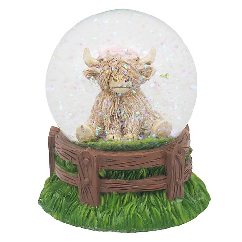 Highland cow glitter water - highland,