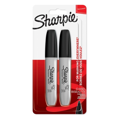 Permanent markers chisel - markers, tip