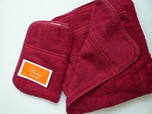 Pratesi towel set deep - set, red