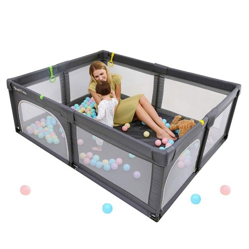 Qualitime 71x79x27 inch grey - 71x79x27,