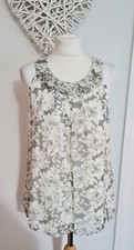 Womens Adiva Grey White Floral