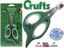 Crufts Animal Pet Dog Cat Nail Clippers Trimmers Grooming Soft Grip