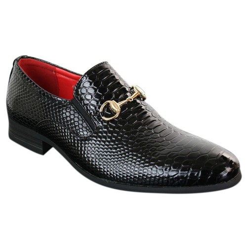 Mens black patent shiny - patent,