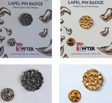 Tudor Rose Motif Symbol Silver