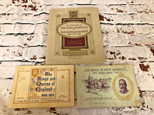 Cigarette card albums - cigarette,