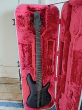 Ibanez 5 String Bass Black With Case