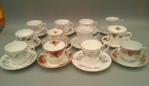 Vintage bone china matching - ,