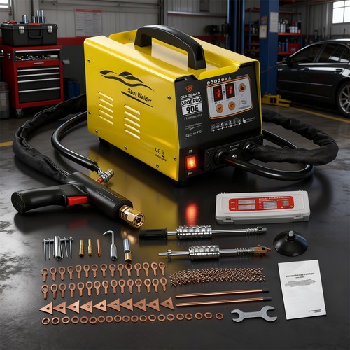 Dent puller spot welder - dent,