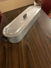 Fish Poacher 24 Inches With Lid Includes Perforated Rack