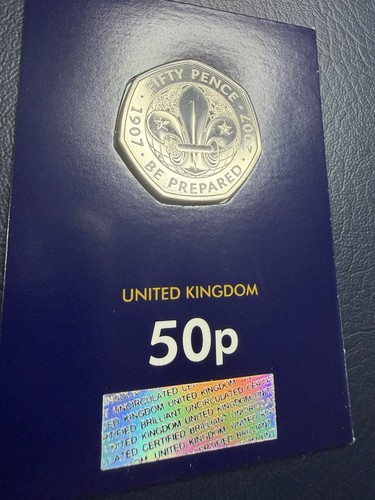 2019 scouts 50p coin perfect - scouts,
