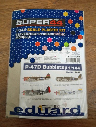 Eduard 144 47d thunderbolt - 1/144, p-47d
