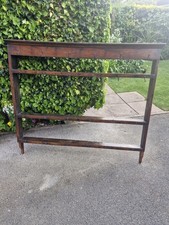 Georgian oak plate rack - oak,
