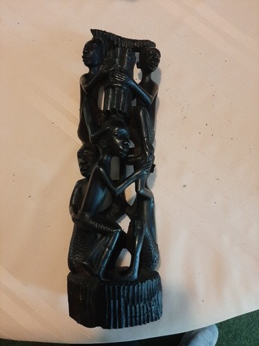 Vintage african tribal family - vintage,