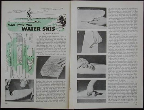 Water skis vintage 1960 how - 1960, how-to