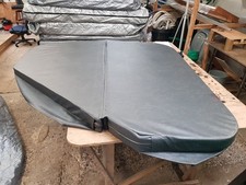 75.5" x 75.5" Grey Vinyl Hot Tub Cover - CAT20048