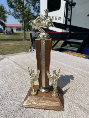 Vintage kart trophy - vintage,