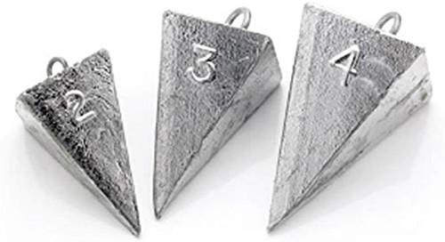 Sea fishing weights pyramid - 5,