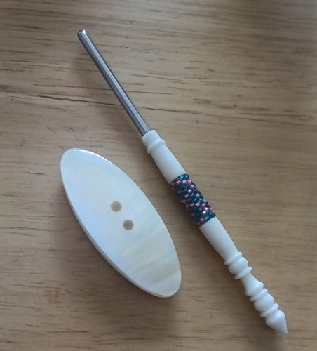 Mother pearl tatting - mother, of