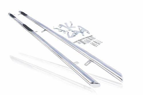 Chrome stainless side bars - 3",