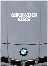 BMW 6-Series 1979-1980 UK Market Sales Brochure 628 CSi, 633 CSi & 635 CSi
