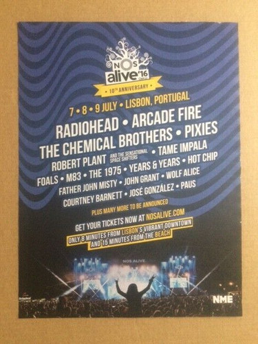 Nos alive pixies - alive, radiohead