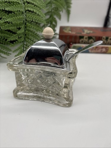 Vintage 1930 cut glass - vintage, jam